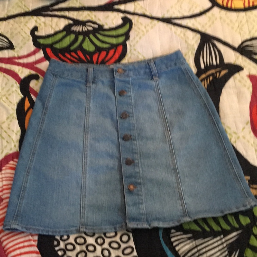 Mossimo Supply Co. Blue Denim Mini Skirt